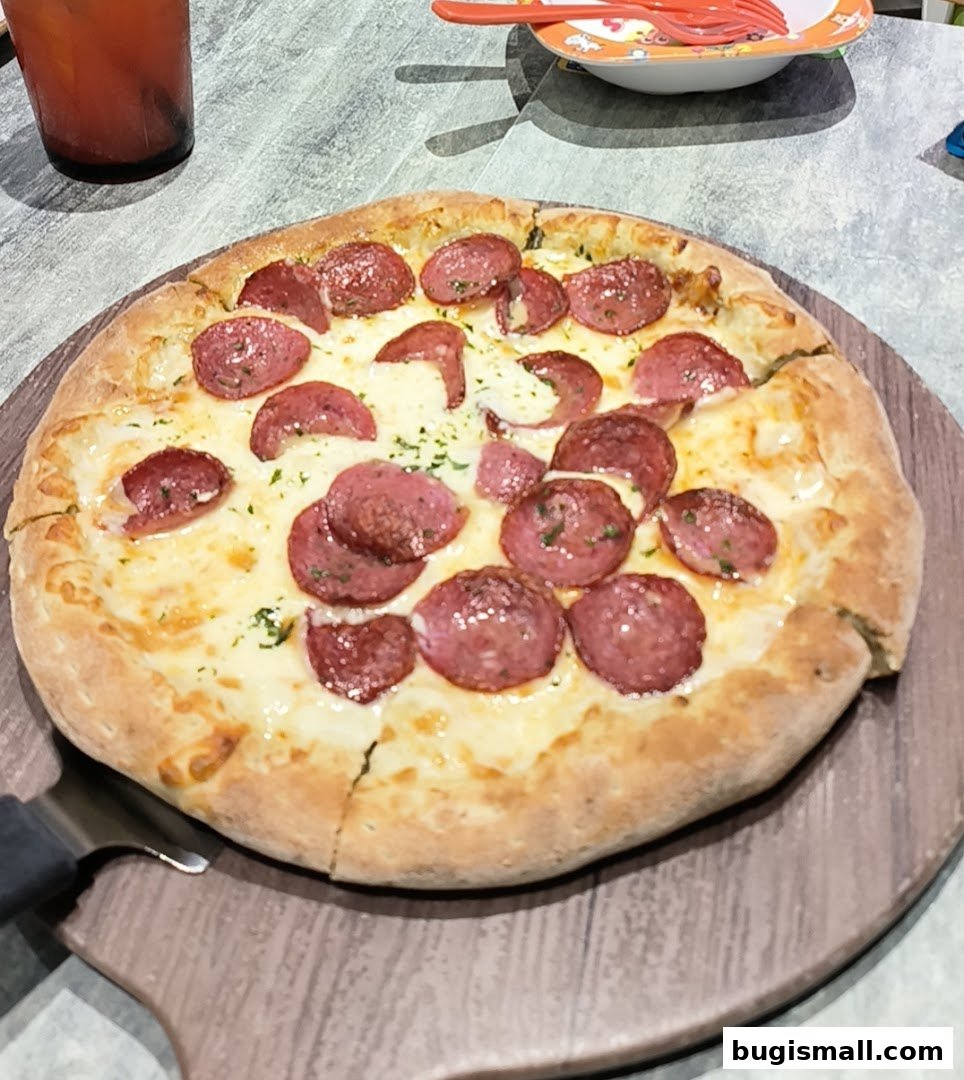 Savor Authentic Pepperoni Pizza!