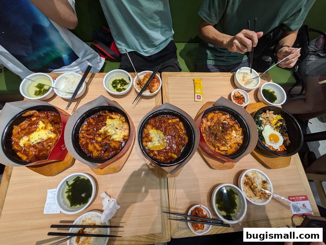 Authentic Korean Bibimbap & Tteokbokki Feast