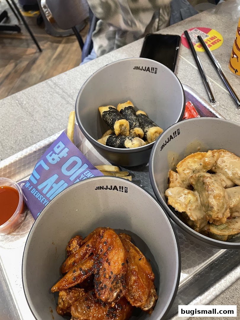 JINJJA Chicken: Delicious Korean Fried Chicken Feast!