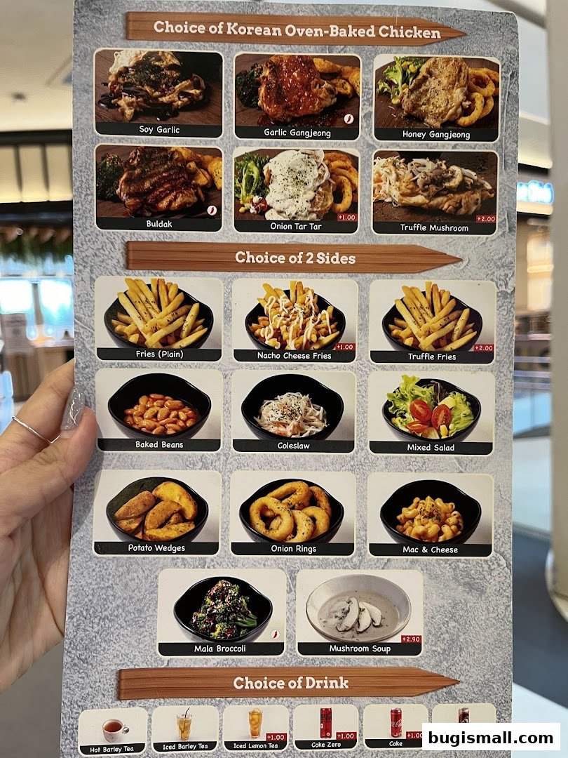 Pizza Maru: Delicious Korean Oven-Baked Chicken Menu
