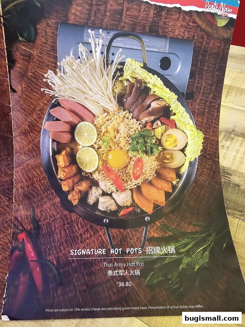 Taste the Signature Thai Army Hot Pot!