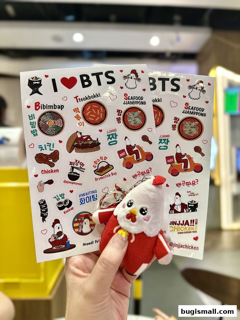 JINJJA Chicken: Korean Food & BTS Merch!