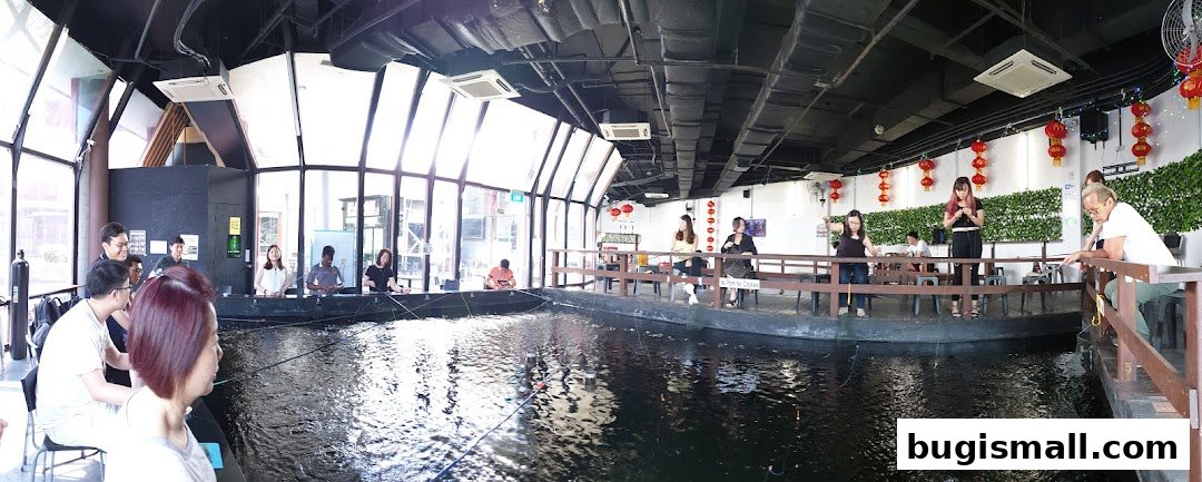 Indoor Fishing Fun at Fish Bugis!