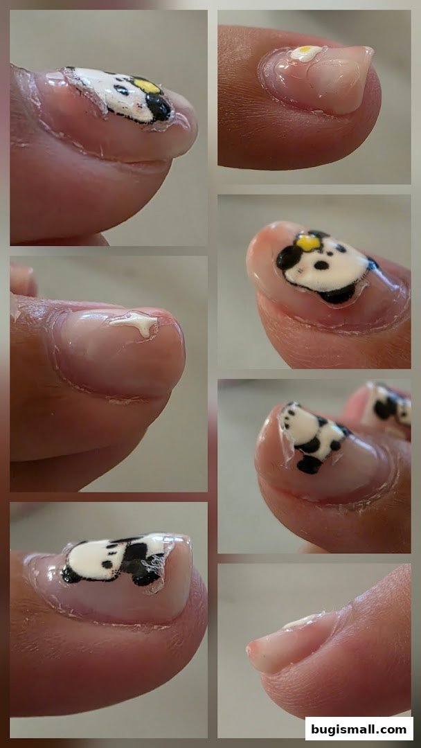 Adorable Panda Nail Art at Nail Palace