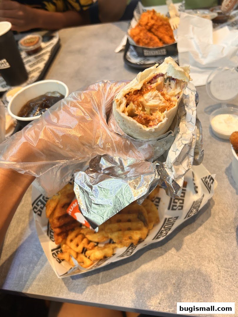 Delicious Wraps & Fries at SIDES!