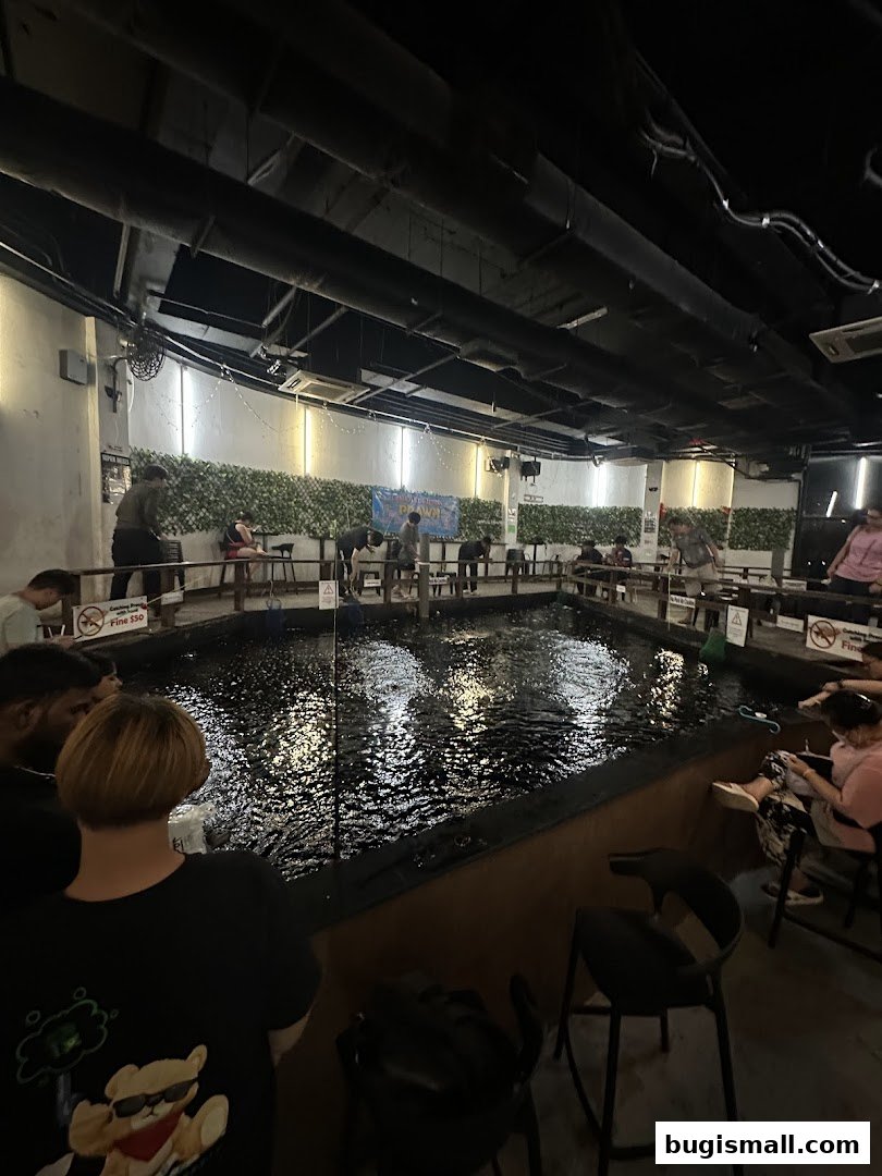 Experience Indoor Fishing Fun at Fish Bugis!