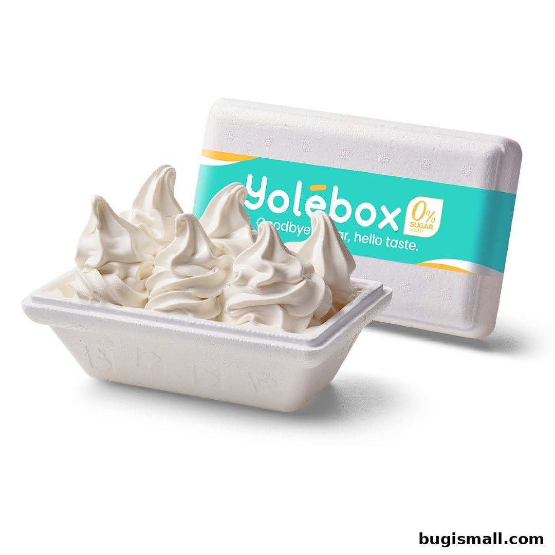 Indulge in Yolé's 0% Sugar Frozen Yogurt!