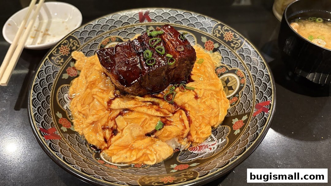 Scrambled Egg Rice Keisuke: Savory Pork Belly Delight!