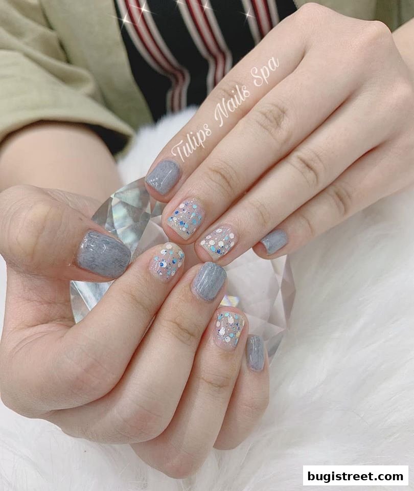 Elegant Nail Art at Tulips Nails Spa