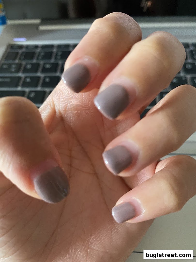 Elegant Taupe Nails by Lily Nails Salon