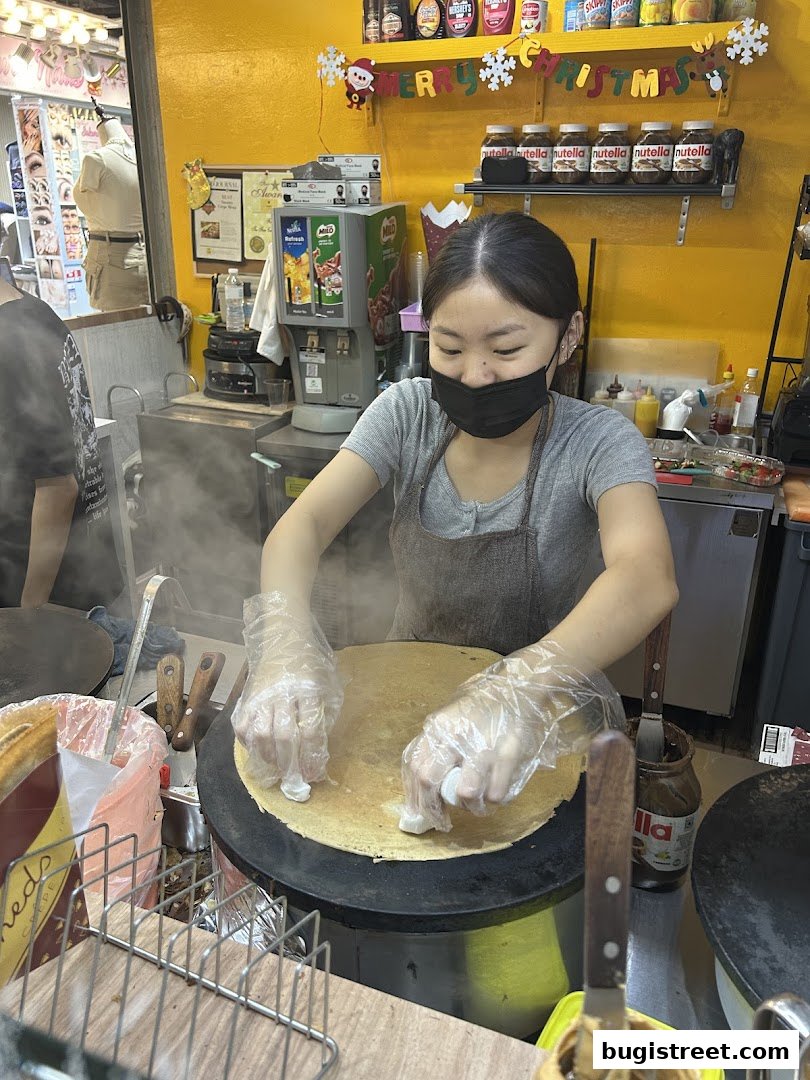 Freshly Made Crepes at Neds Crepes & Coffee!