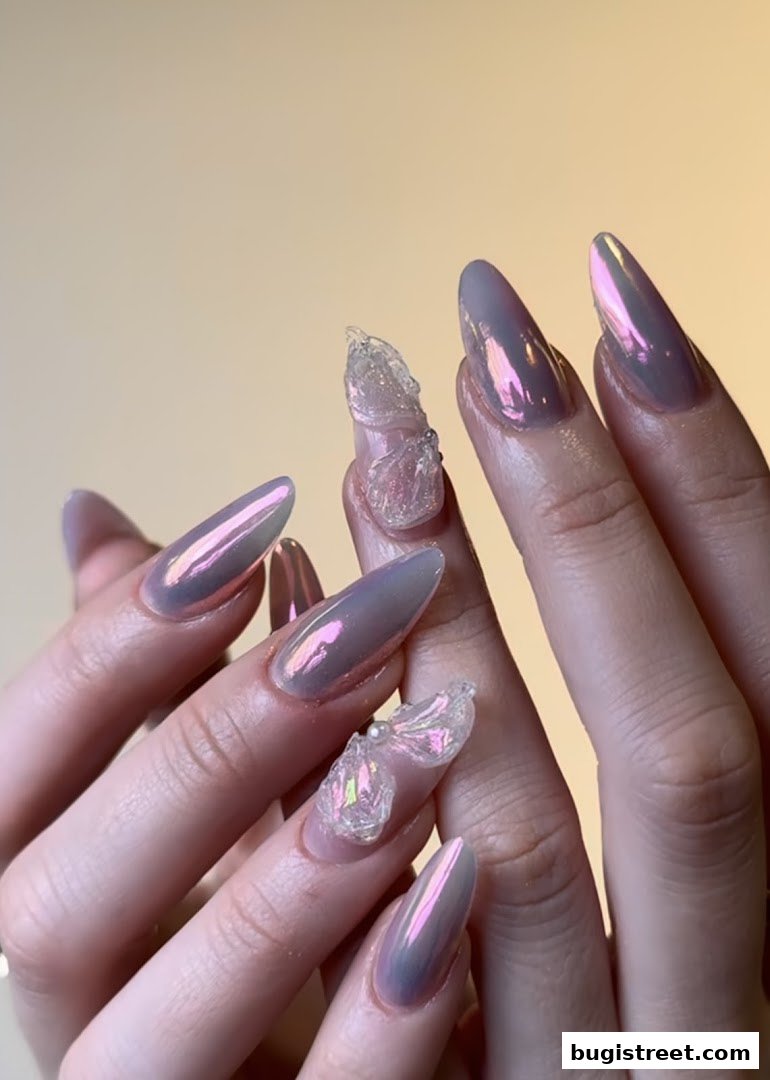 Jasmine Artistry Nails: Dazzling Chrome & 3D Nail Designs