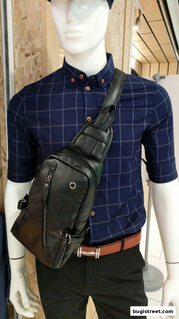 Stylish Sling Bag and Outfit Display
