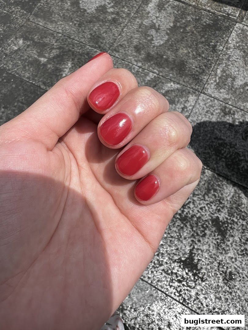 Stunning Red Nails by Lily Nails Salon