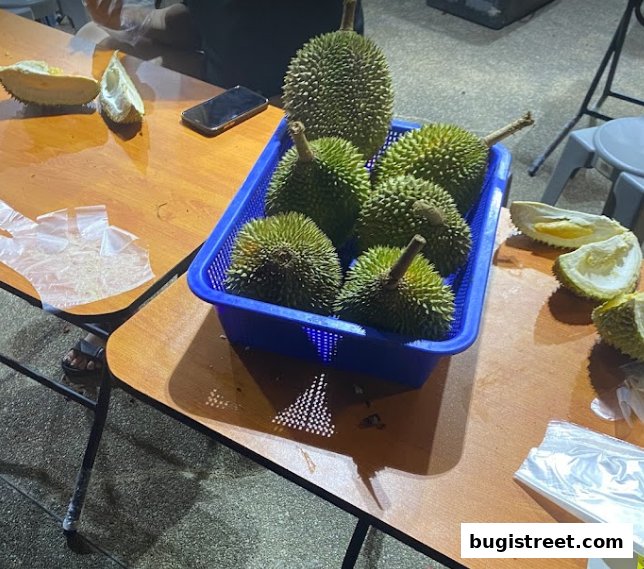 Fresh Durians Galore at Lian Hua Chun Fruits!