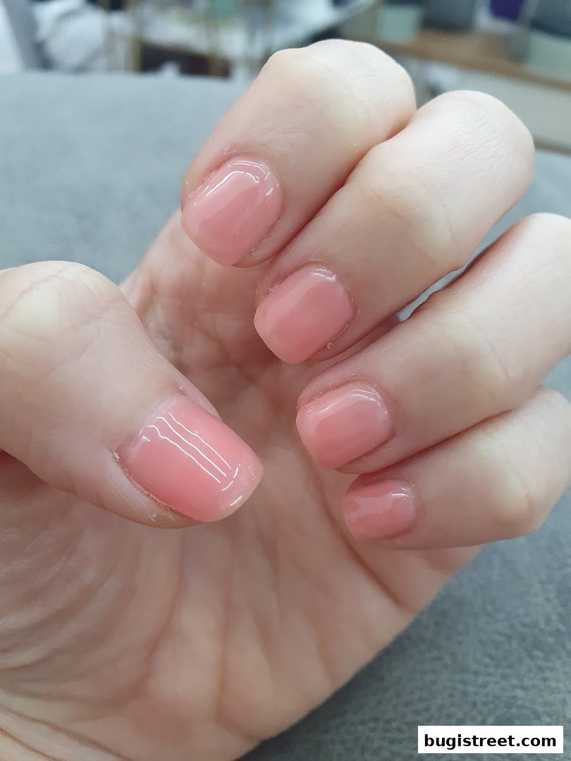 Elegant Pink Gel Nails at Lily Nails Salon
