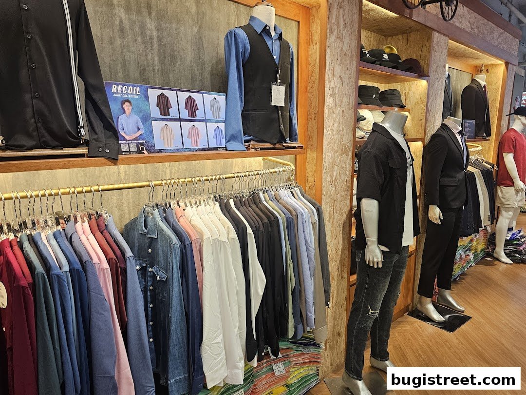 Recoil: Stylish Men's Fashion at Bugis Street
