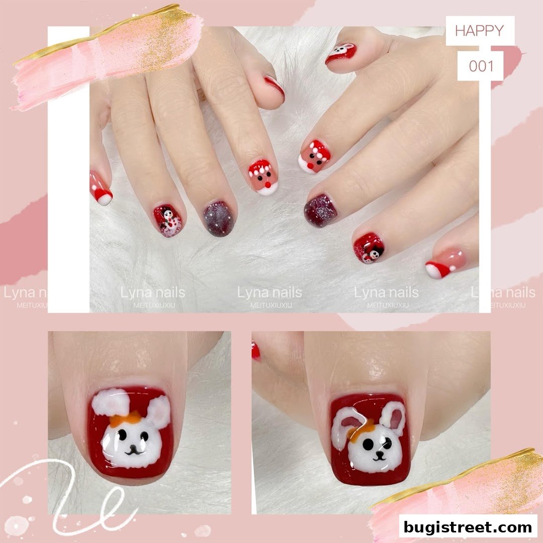 Get Festive with Lyna Nails' Holiday Nail Art!