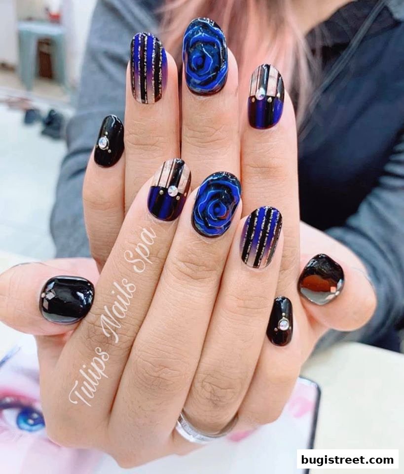 Stunning Nail Art Designs at Tulips Nails Spa
