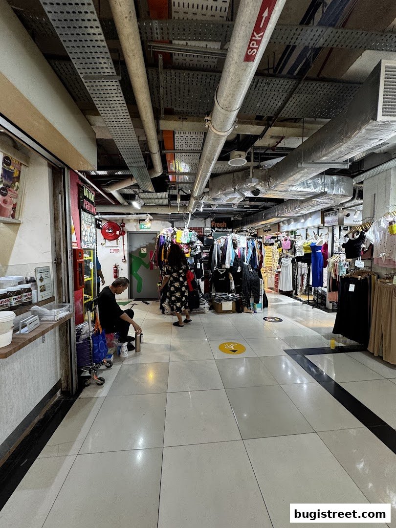Discover Fashion Finds in this Bustling Mall Aisle