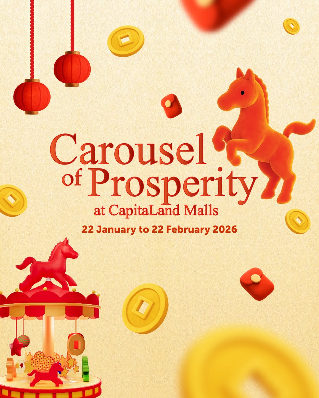 Win 88,000 STAR$ at CapitaLand’s Carousel of Prosperity