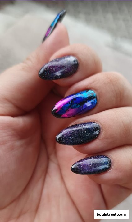 Stunning Galaxy Nails by Abbie Nails Beauty