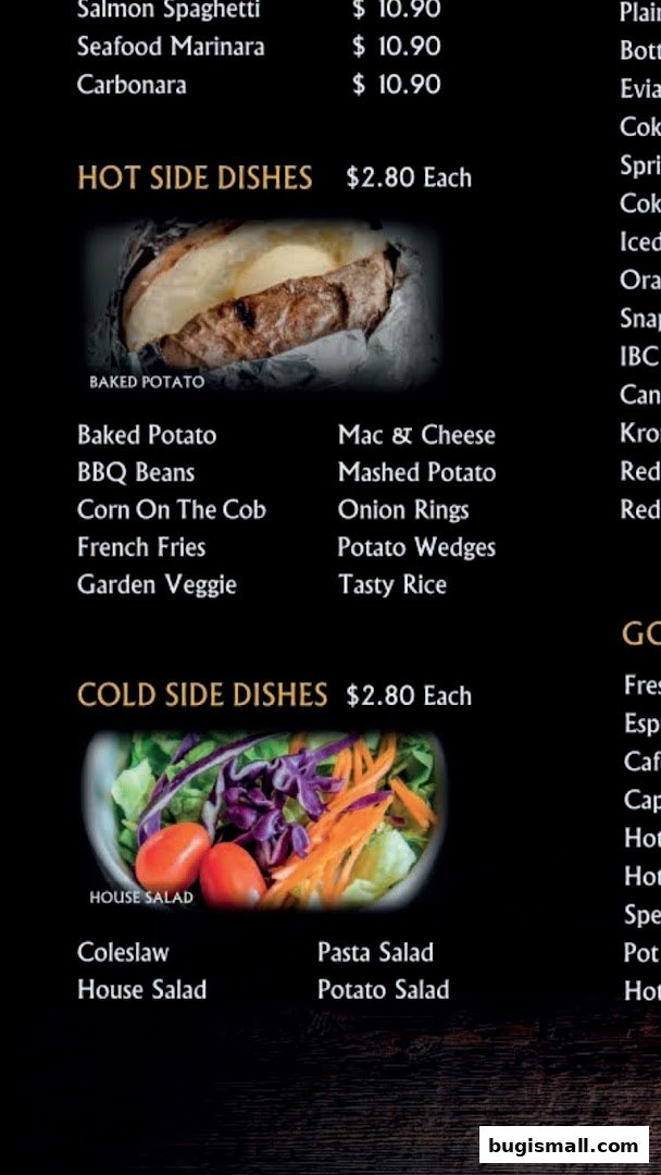 ASTONS: Delicious Sides and Pasta Menu