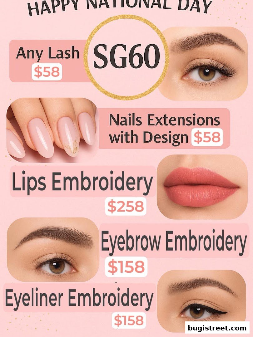 Enhance Your Beauty: Lashes, Nails, Embroidery Services