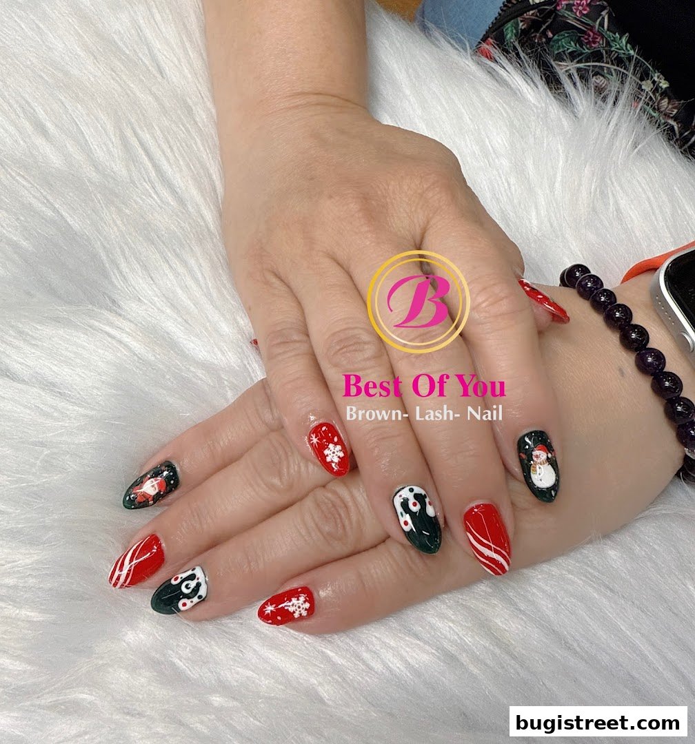 Festive Christmas Nail Art by Best Of You