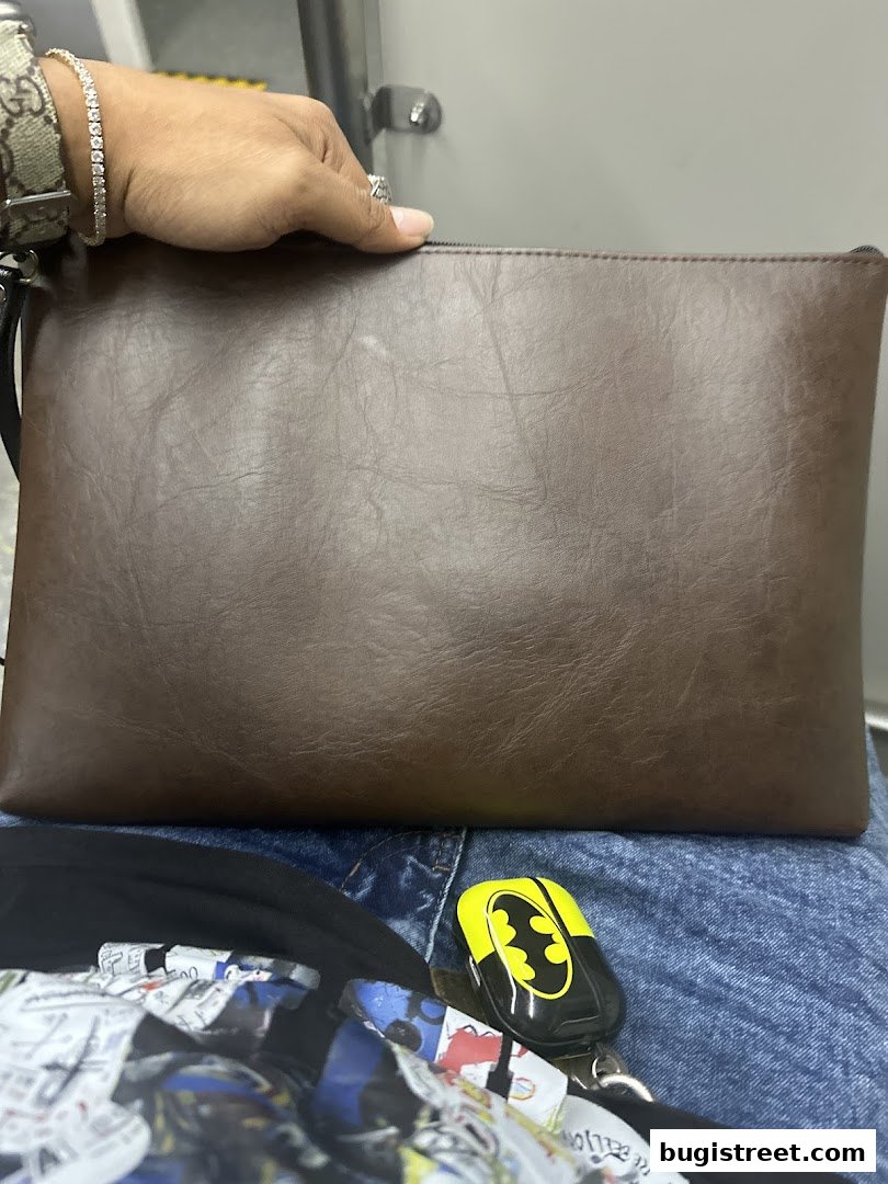 Stylish Clutch & Batman Keychain from Boutique Accessories