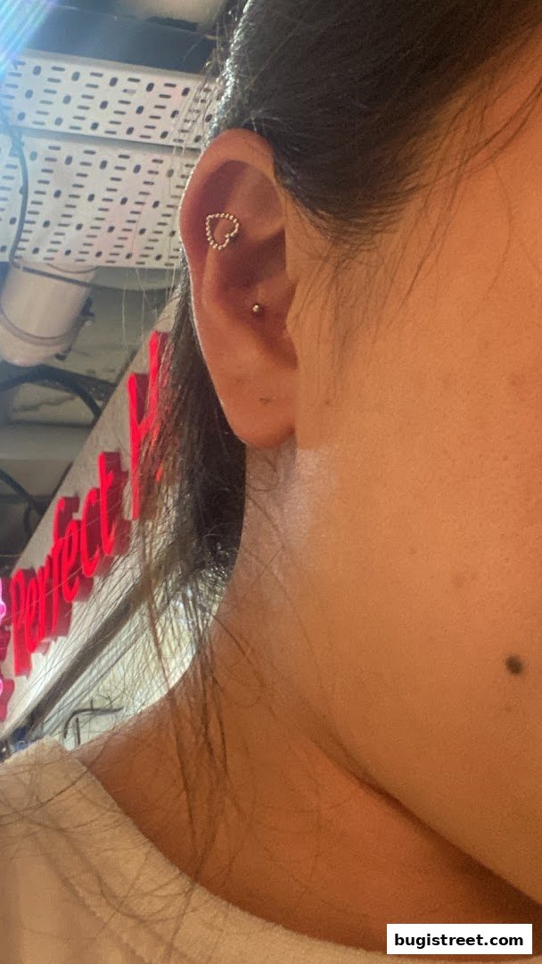 Stylish Ear Piercings at Bugis Tattoo