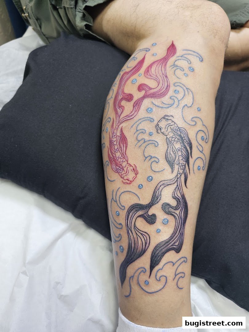 Stunning Koi Fish Tattoo Artistry