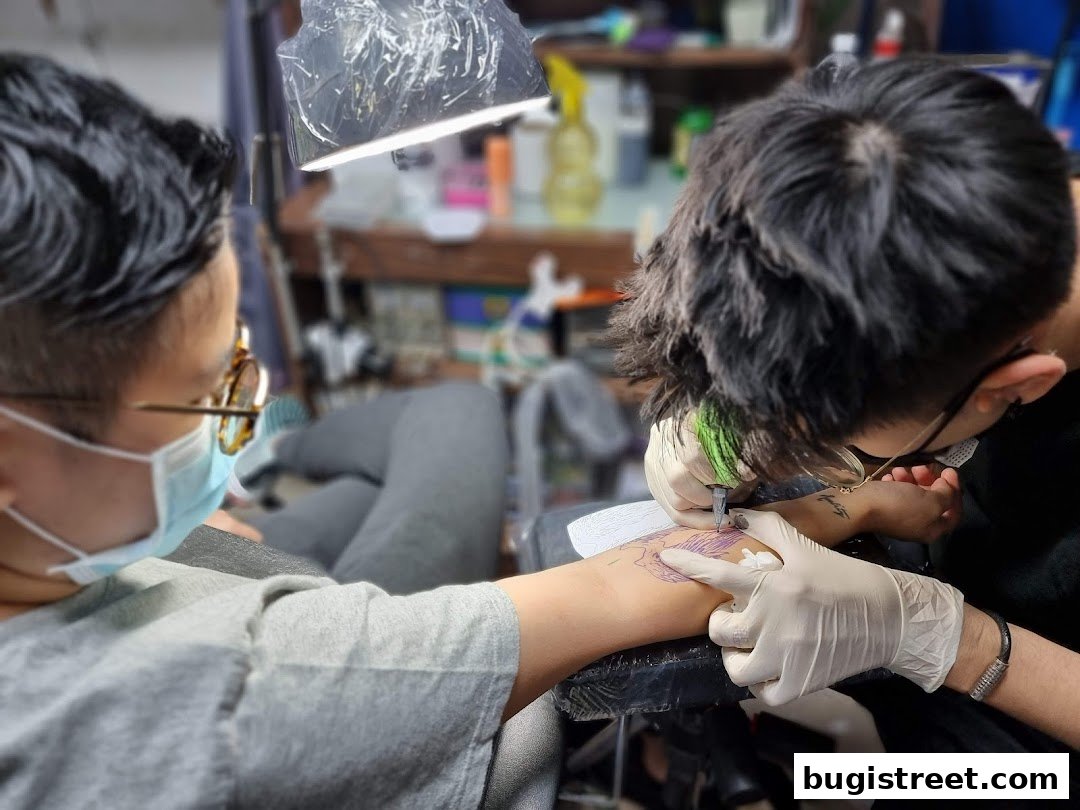 Expert Tattoo Artistry at Bugis Tattoo