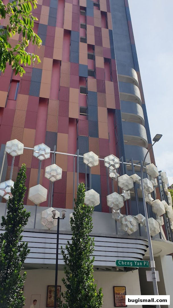 Modern Architecture and Art Installation