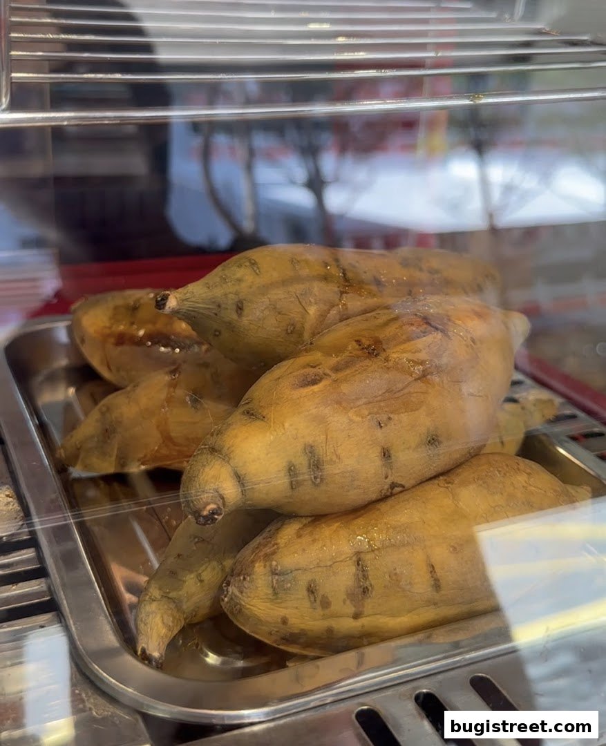 Delicious Baked Sweet Potatoes at Chanko Oden!
