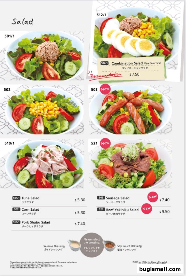 Fresh & Delicious Salads at CoCo ICHIBANYA