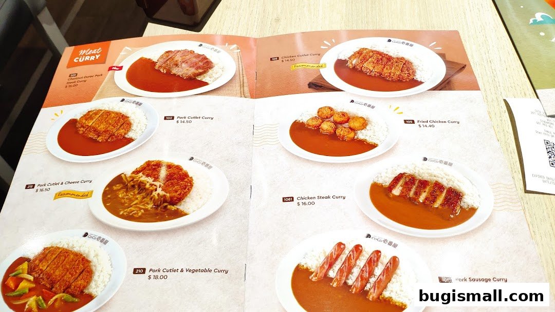 CoCo Ichibanya: Delicious Japanese Curry Menu