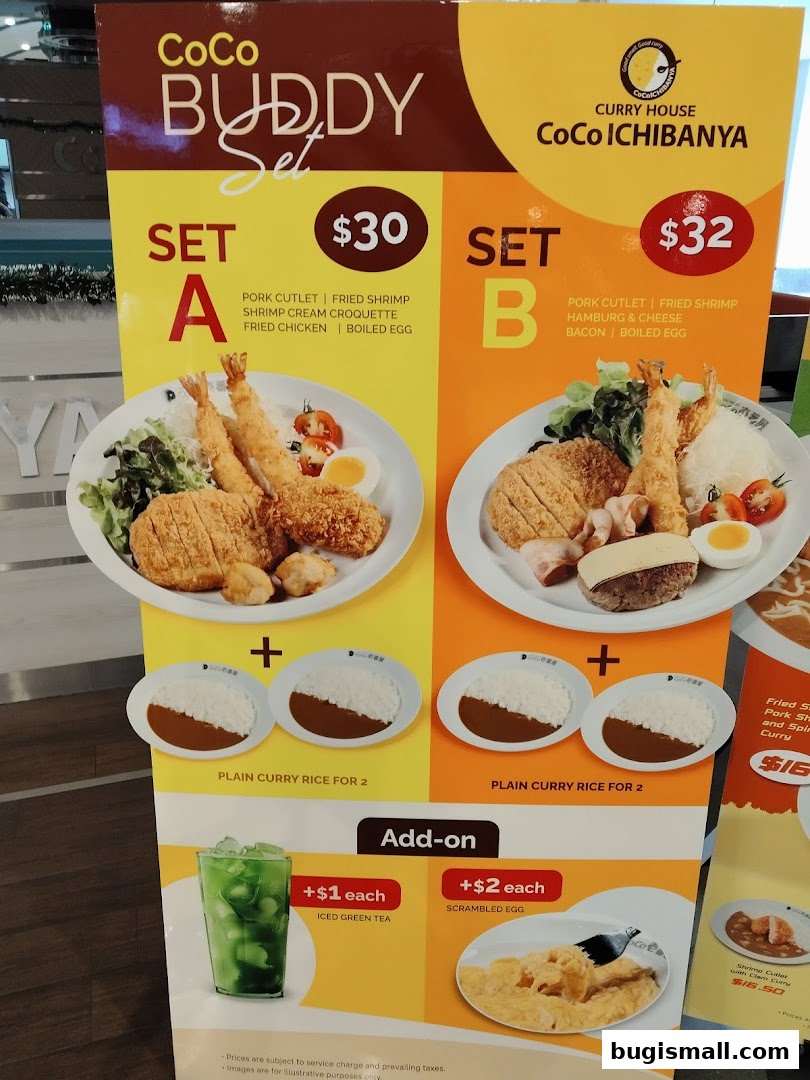 CoCo Ichibanya Buddy Sets: Delicious Curry Deals!