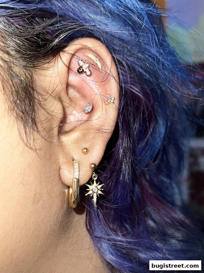 Sparkling Ear Piercings & Jewelry by Fairytale