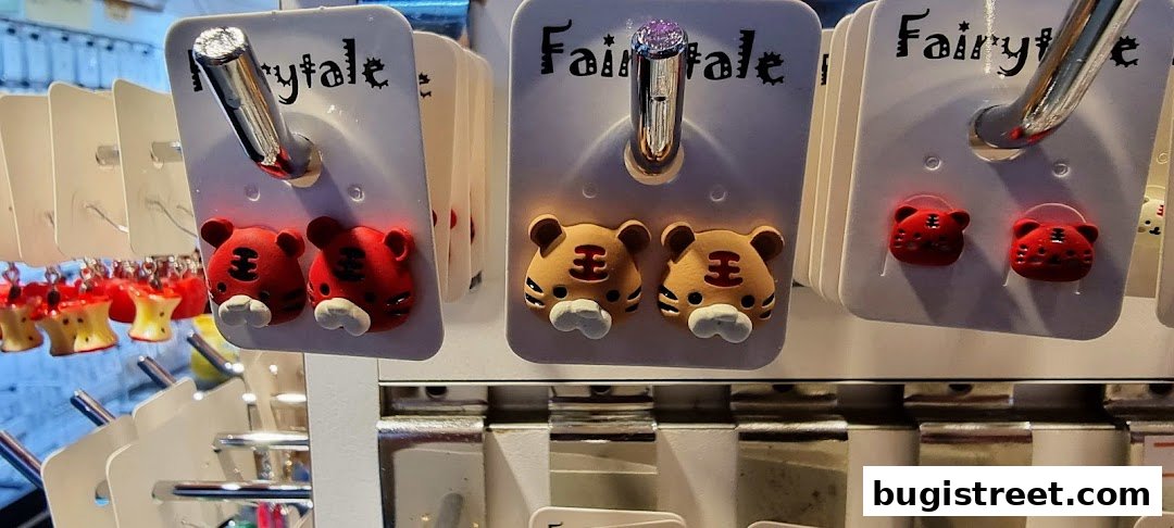 Adorable Tiger Earrings from Fairytale!