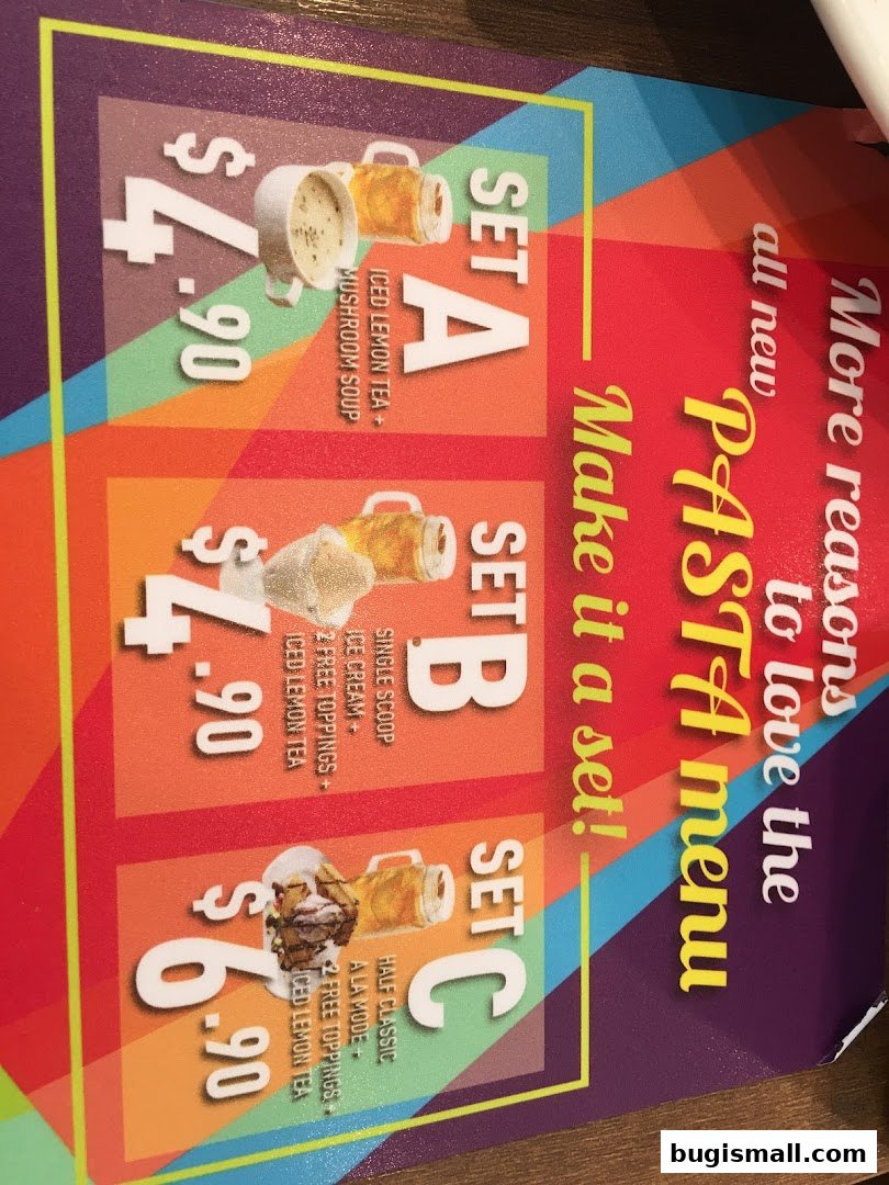 Delicious Pasta Sets at Geláre Bugis!