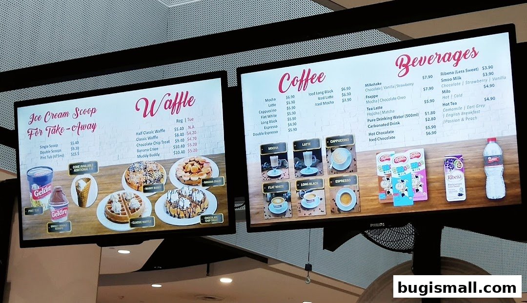 Geláre: Delicious Ice Cream, Waffles & Coffee Menu