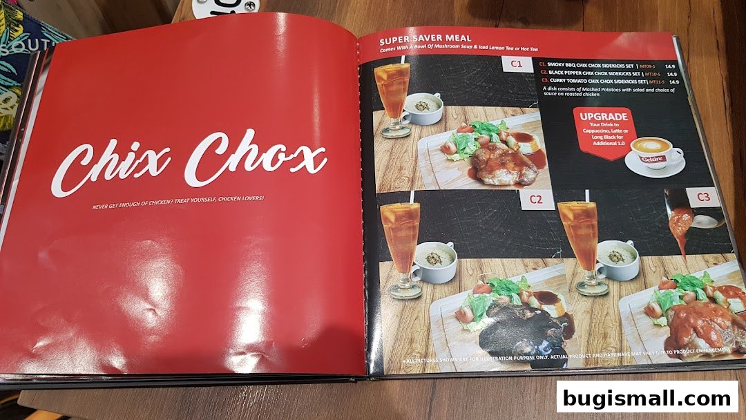 Geláre's Delicious Chix Chox Menu Specials