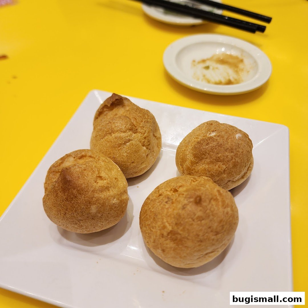 Delicious Cream Puffs at Genki Sushi Bugis!