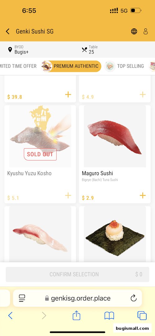 Genki Sushi SG: Delicious Sushi Menu