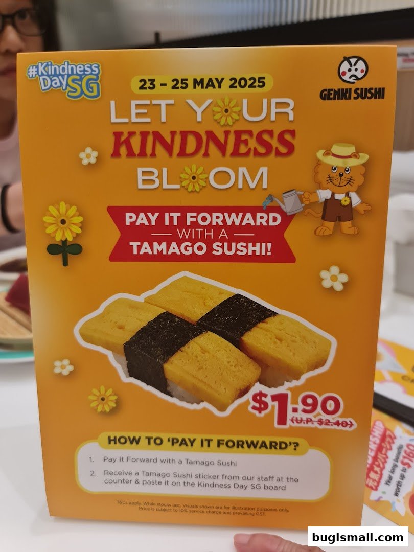 Genki Sushi: Pay It Forward with Tamago Sushi!