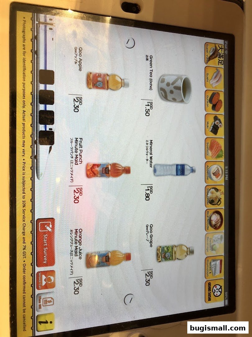 Genki Sushi: Delicious Drinks & Sushi Menu