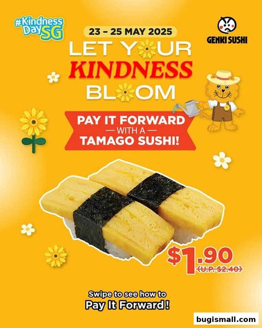Genki Sushi: Kindness Day Tamago Sushi Special!