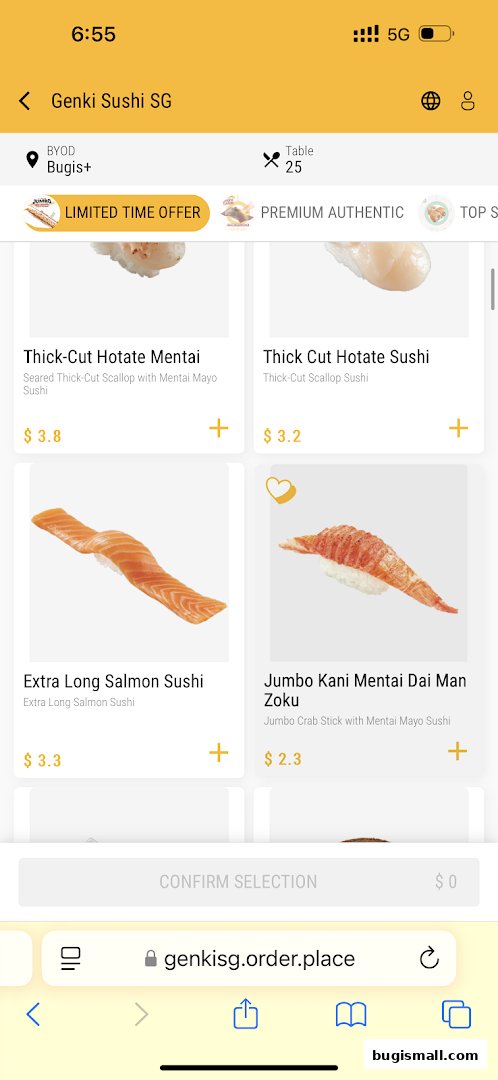 Genki Sushi SG: Delicious Sushi Menu