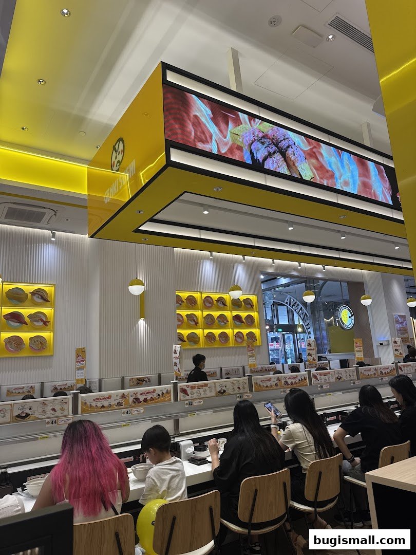 Genki Sushi Bugis: Fun Conveyor Belt Sushi Experience!